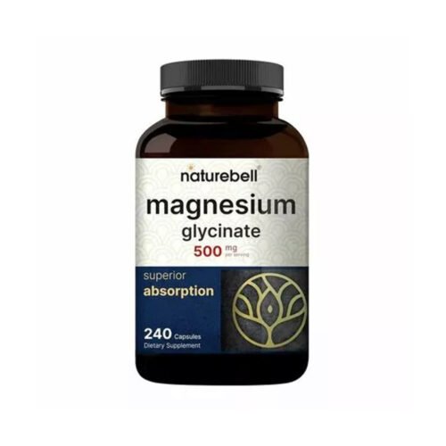 Magnesium Glycinate 500mg Bangladesh NatureBell supplement bottle
