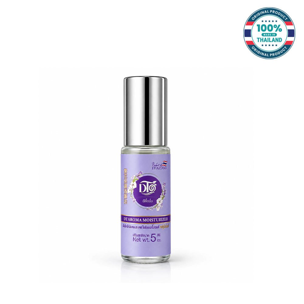 Thai DT Aroma Moisturizing Sleep Oil 5g – Thai Herbal Aromatherapy Relaxation Oil