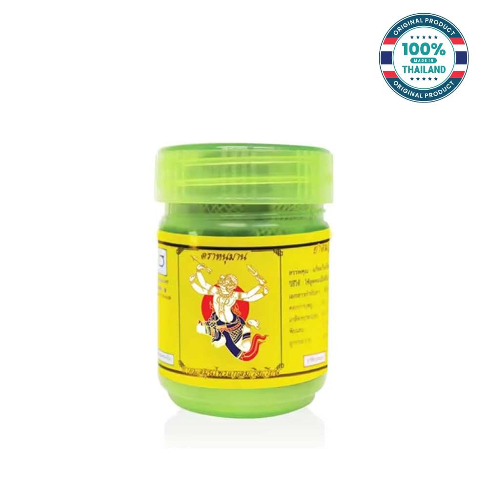 Hanuman Thai Herbal Inhaler 5g – Thai Herbal Nasal Inhaler for Congestion & Dizziness Relief