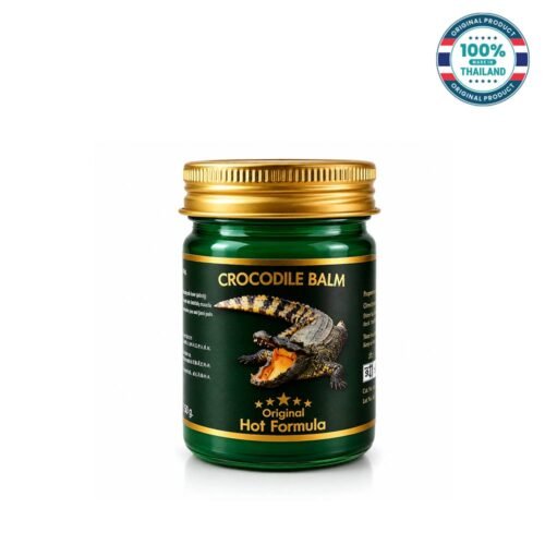 Green Seven Crocodile Strong Hot Balm 50g Thailand